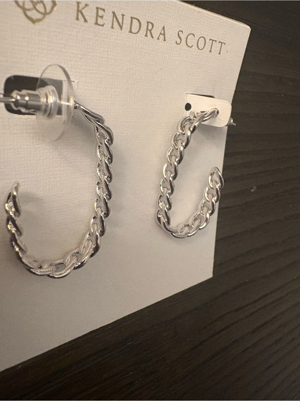 NEW Kendra Scott Silver Earrings